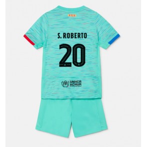 Barcelona Sergi Roberto #20 Rezervni Dres za Dječji 2023-24 Kratak Rukavima (+ kratke hlače)